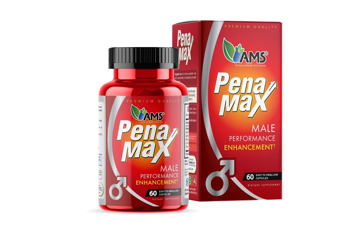 AMS PENAMAX MALE PERFORMANCE ENHANCEMENT 60 CAPSULES - Apotek Plus Pharmacy