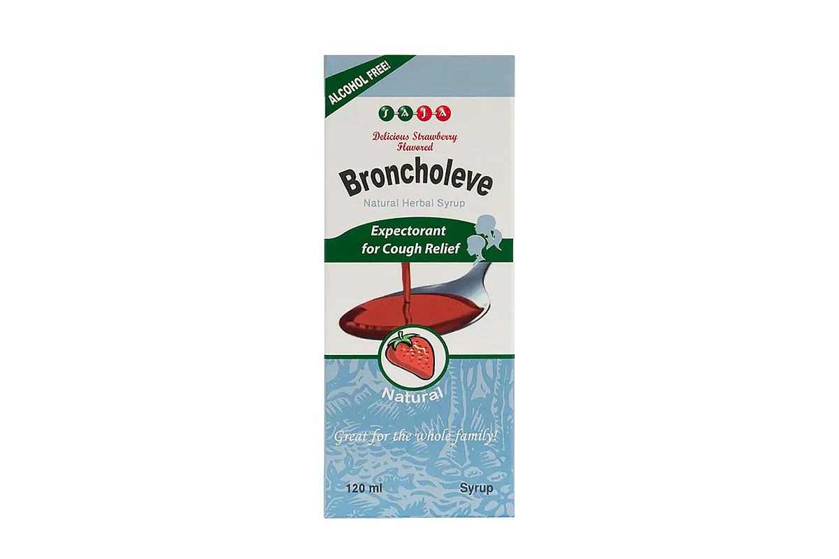 BRONCHOLEVE EXPECTORANT COUGH SYRUP ALCOHOL FREE 120ML - Apotek Plus Pharmacy