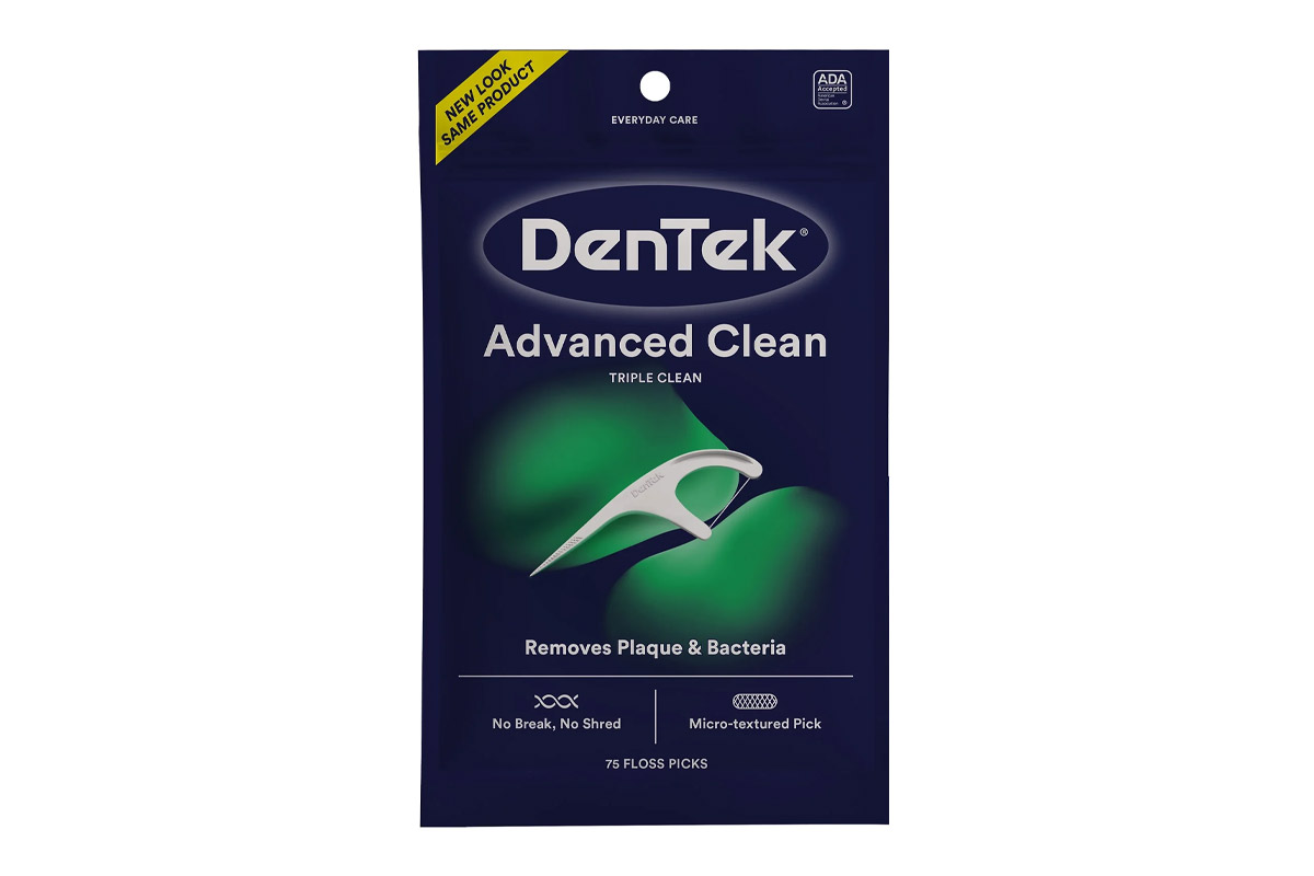 DENTEK TRIPLE ADVANCED CLEAN 75 FLOSS PICKS - Apotek Plus Pharmacy