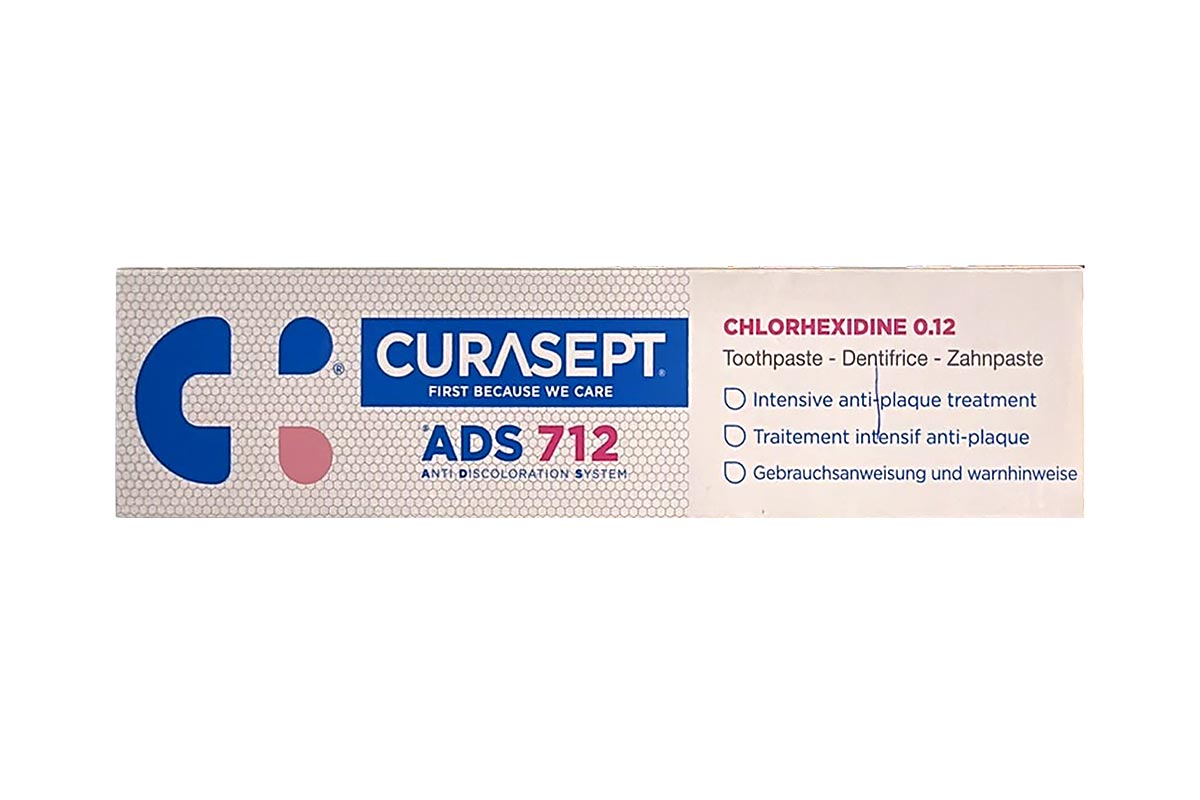 CURASEPT CHLORHEXIDINE 0.12 ADS 712 TOOTH PASTE 75ML - Apotek Plus Pharmacy