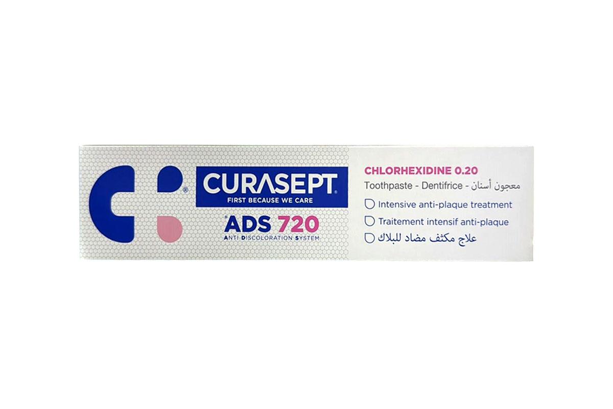 CURASEPT CHLORHEXIDINE 0.20 ADS 720 TOOTH PASTE 75ML - Apotek Plus Pharmacy