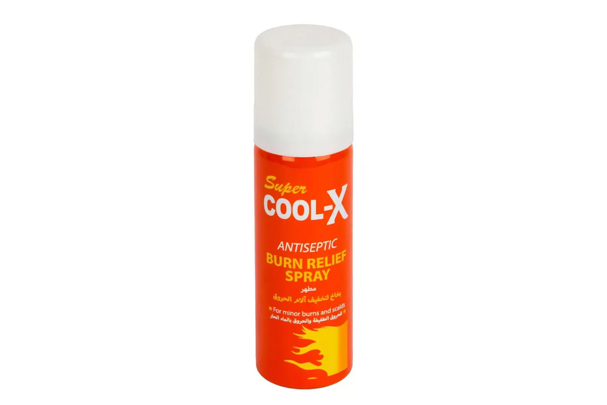 SUPER COOL X ANTISEPTIC BURN RELIEF SPRAY 50ML - Apotek Plus Pharmacy