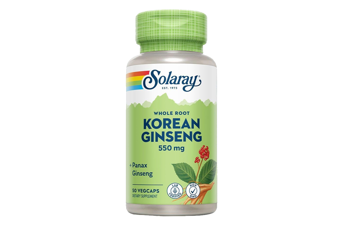 SOLARAY WHOLE ROOT KOREAN GINSENG 550MG 50 VEGCAPS - Apotek Plus Pharmacy