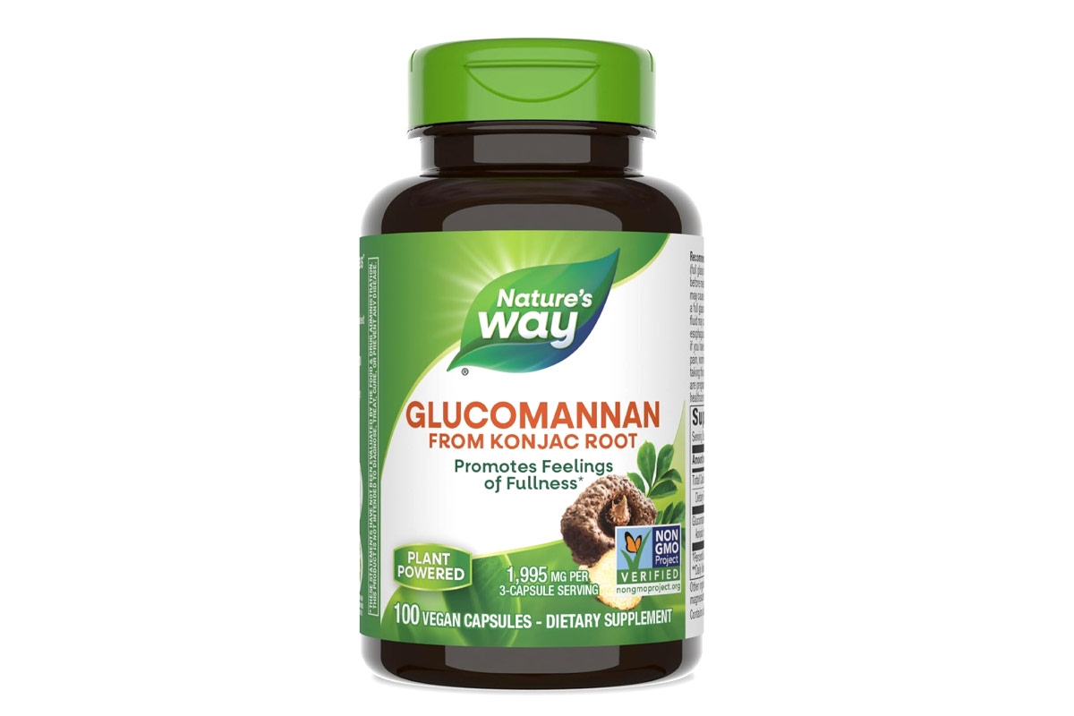 NATURES WAY GLUCOMANNAN FROM KONJAC ROOT 100 VEGAN CAPSULES - Apotek Plus Pharmacy
