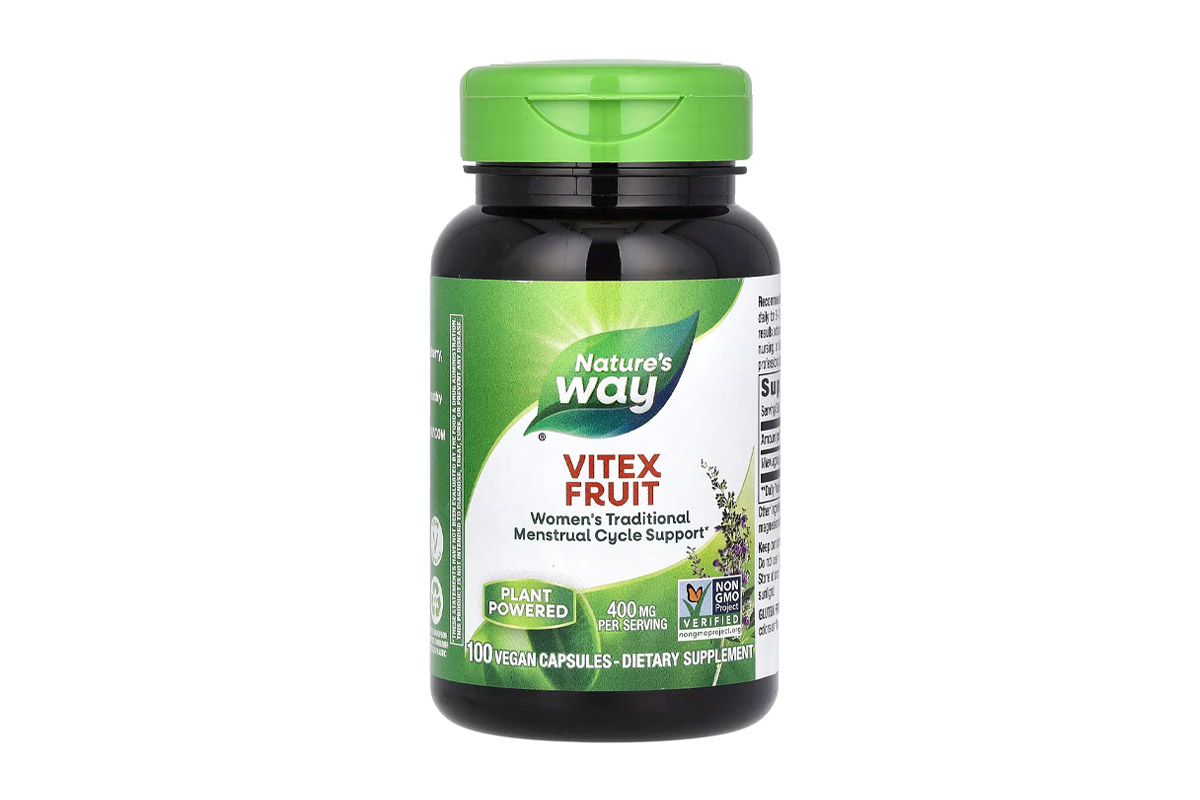 NATURES WAY VITEX FRUIT 400MG 100 VEGAN CAPSULES - Apotek Plus Pharmacy