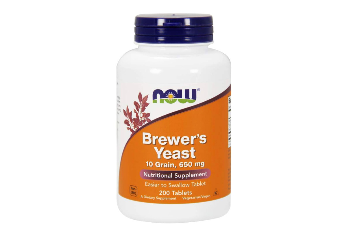 NOW BREWERS YEAST 10 GRAIN 650MG 200 TABLETS - Apotek Plus Pharmacy