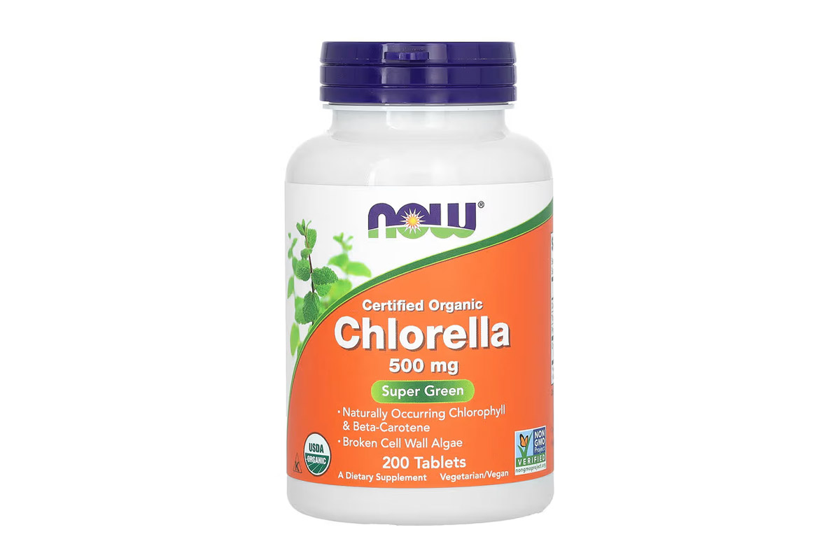 NOW ORGANIC CHLORELLA 500MG 200 TABLETS - Apotek Plus Pharmacy