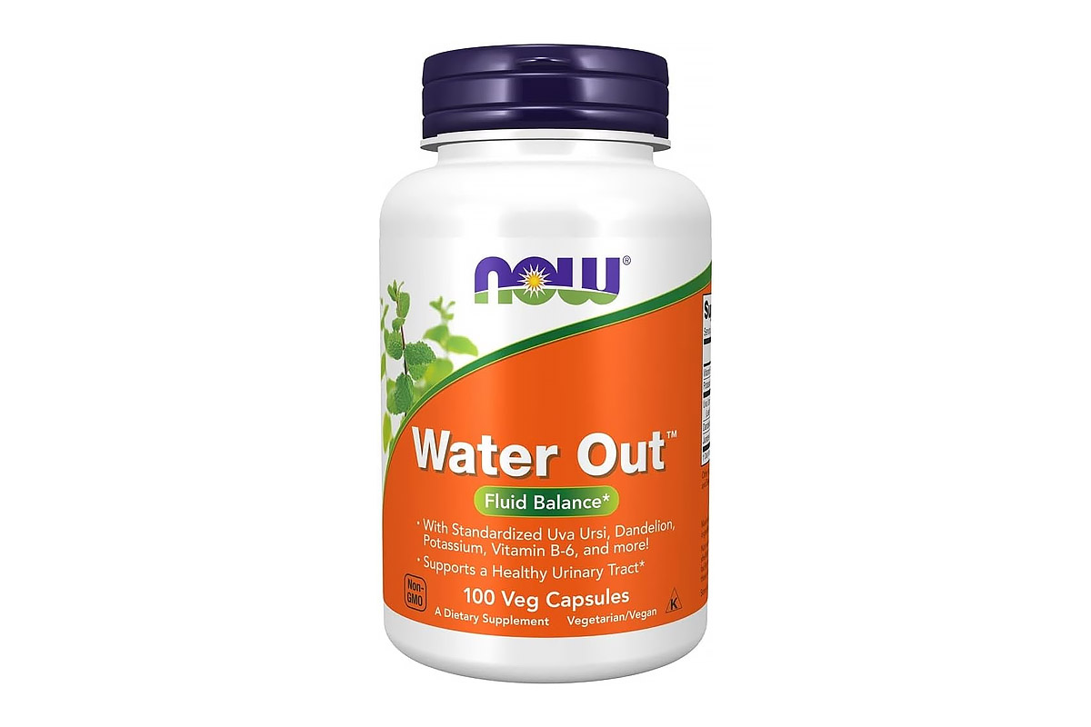 NOW WATER OUT FLUID BALANCE 100 VEG CAPSULES - Apotek Plus Pharmacy