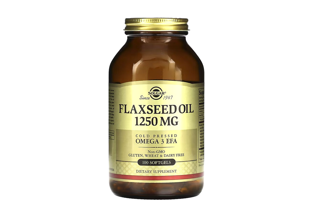 SOLGAR FLAXSEED OIL 1250MG 100 SOFTGELS - Apotek Plus Pharmacy