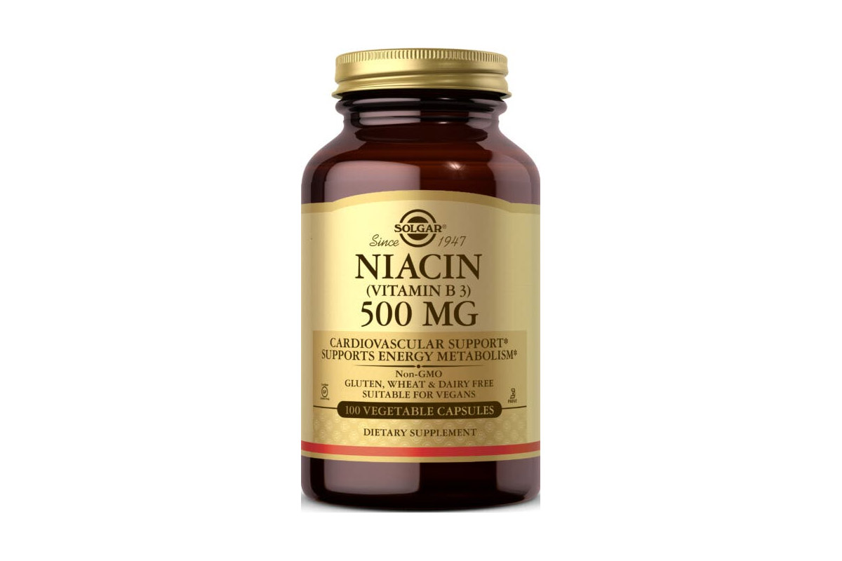SOLGAR NIACIN VITAMIN B3 500MG 100 VEGETABLE CAPSULES - Apotek Plus Pharmacy
