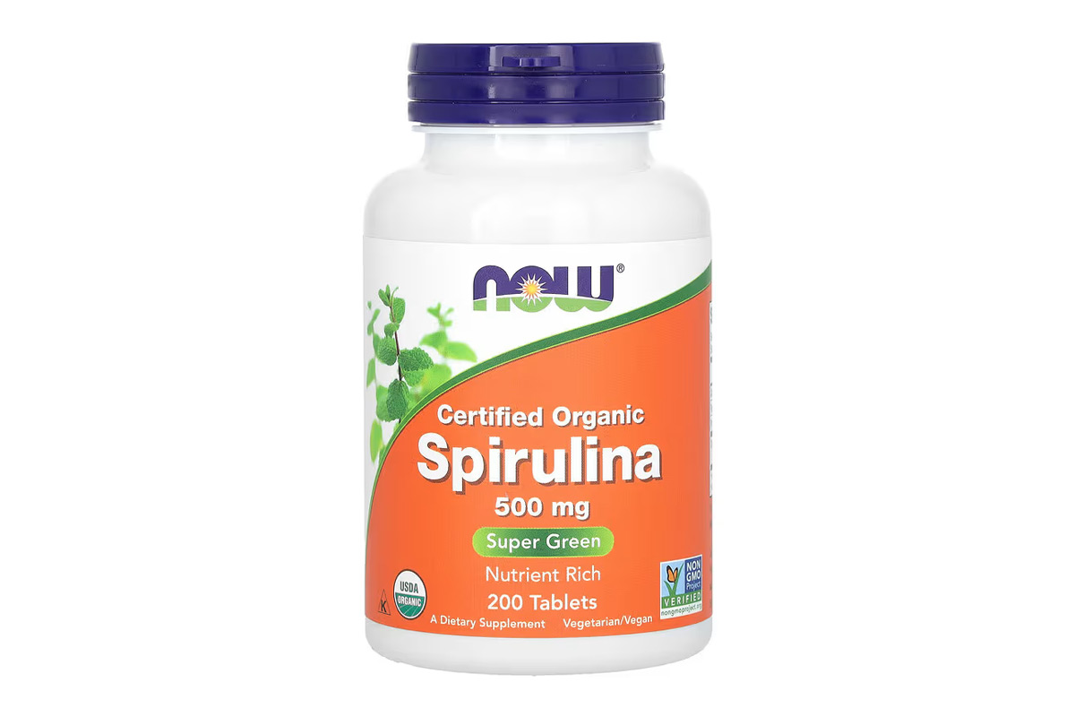 NOW ORGANIC SPIRULINA 500MG 200 TABLETS - Apotek Plus Pharmacy