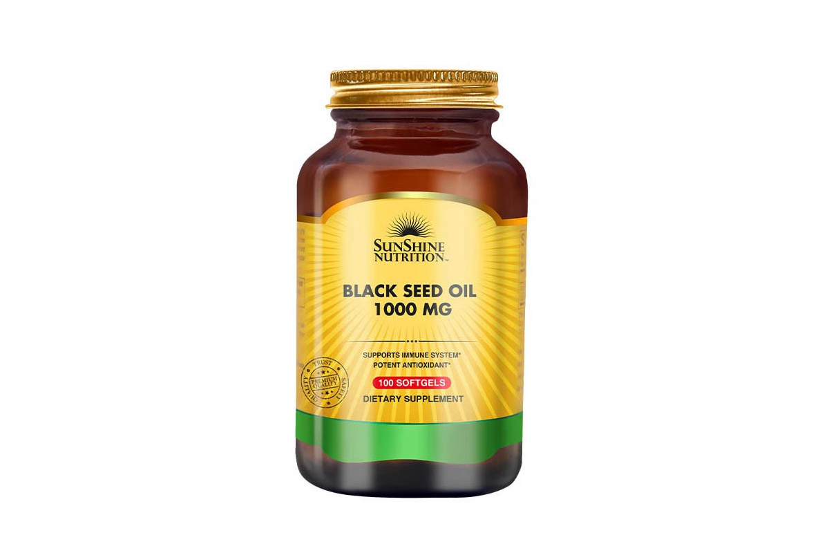 SUNSHINE NUTRITION BLACK SEED OIL 1000MG 100 SOFTGELS - Apotek Plus Pharmacy