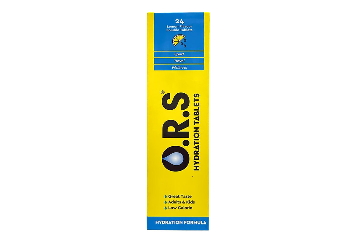 O R S HYDRATION LEMON FLAVOUR 24 SOLUBLE TABLETS - Apotek Plus Pharmacy