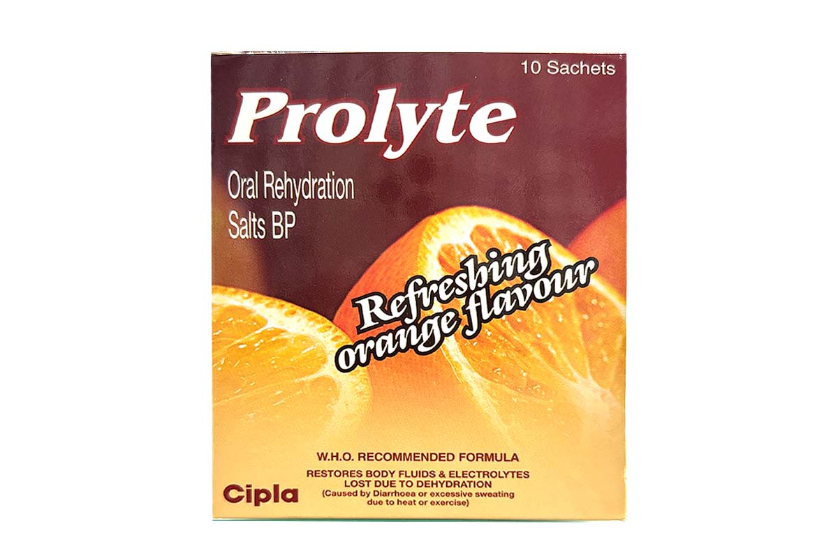 PROLYTE O R S ORANGE FLAVOUR 10 SACHETS - Apotek Plus Pharmacy