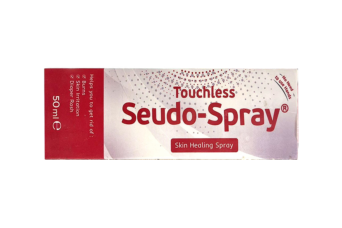 SEUDO SKIN HEALING TOUCHLESS SPRAY 50ML - Apotek Plus Pharmacy