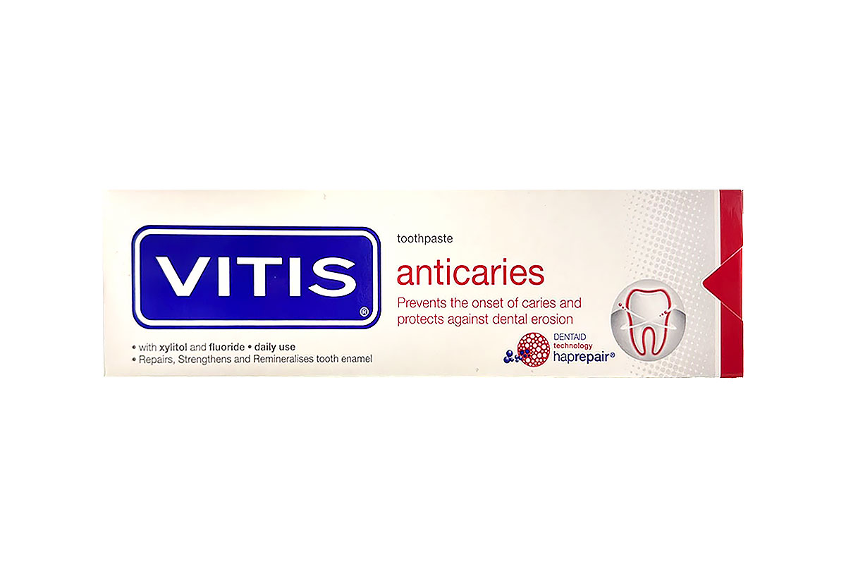VITIS ANTICARIES TOOTHPASTE 100ML - Apotek Plus Pharmacy