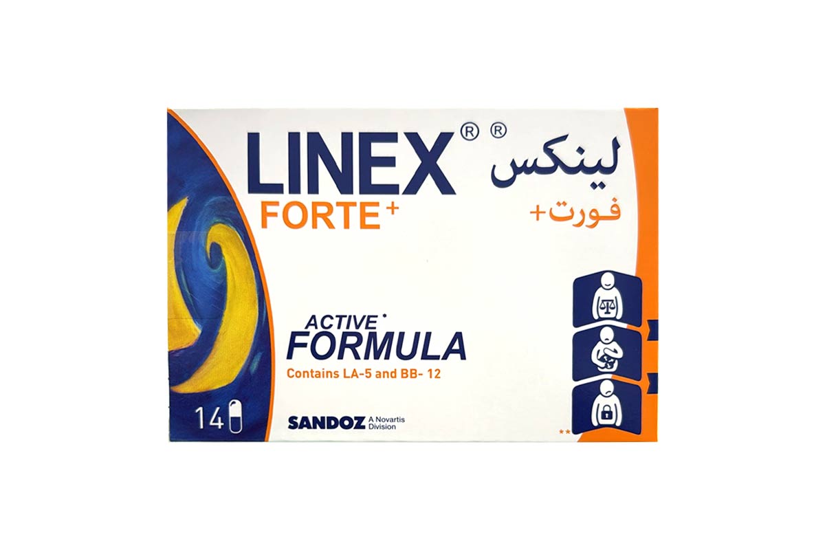 LINEX FORTE PLUS 14 CAPSULES - Apotek Plus Pharmacy