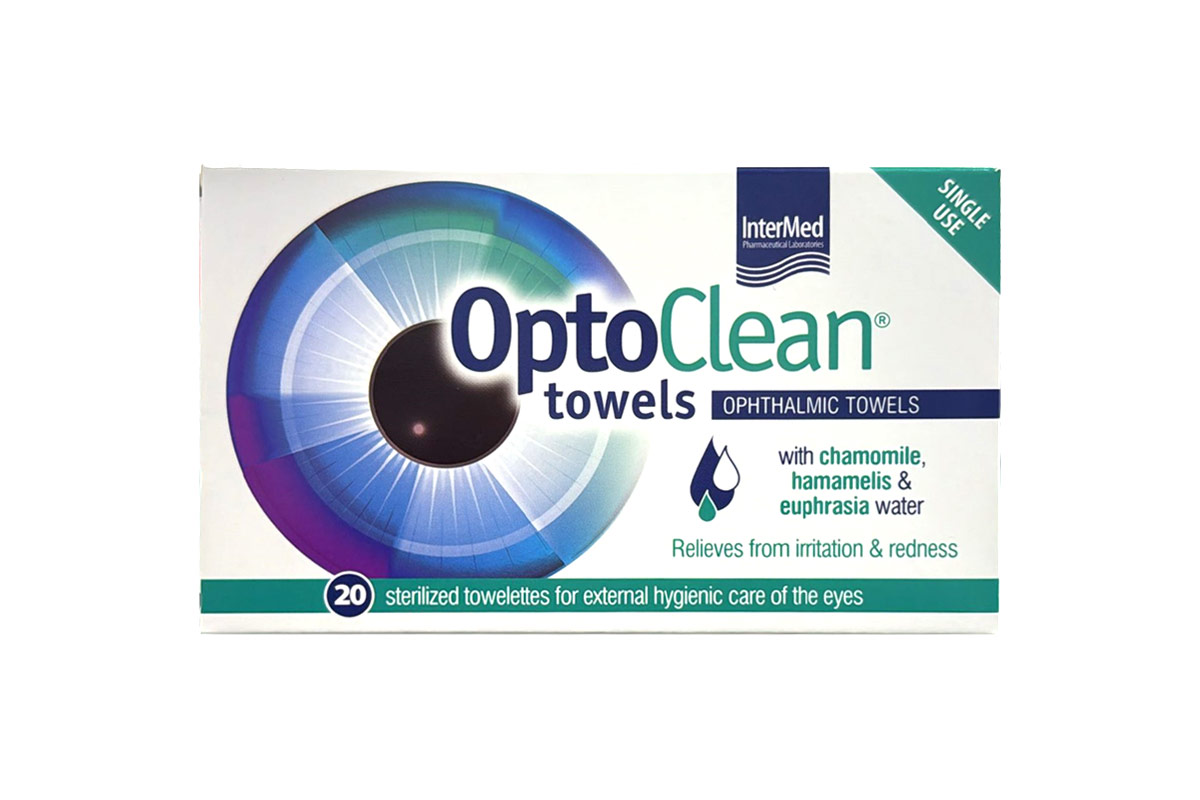 OPTOCLEAN OPHTHALMIC STERILE TOWELS 20 PIECES - Apotek Plus Pharmacy
