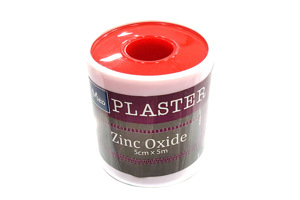 ADVANCEMED ZINC OXIDE COTTON PLASTER 5CMX5M ONE PIECE - Apotek Plus Pharmacy