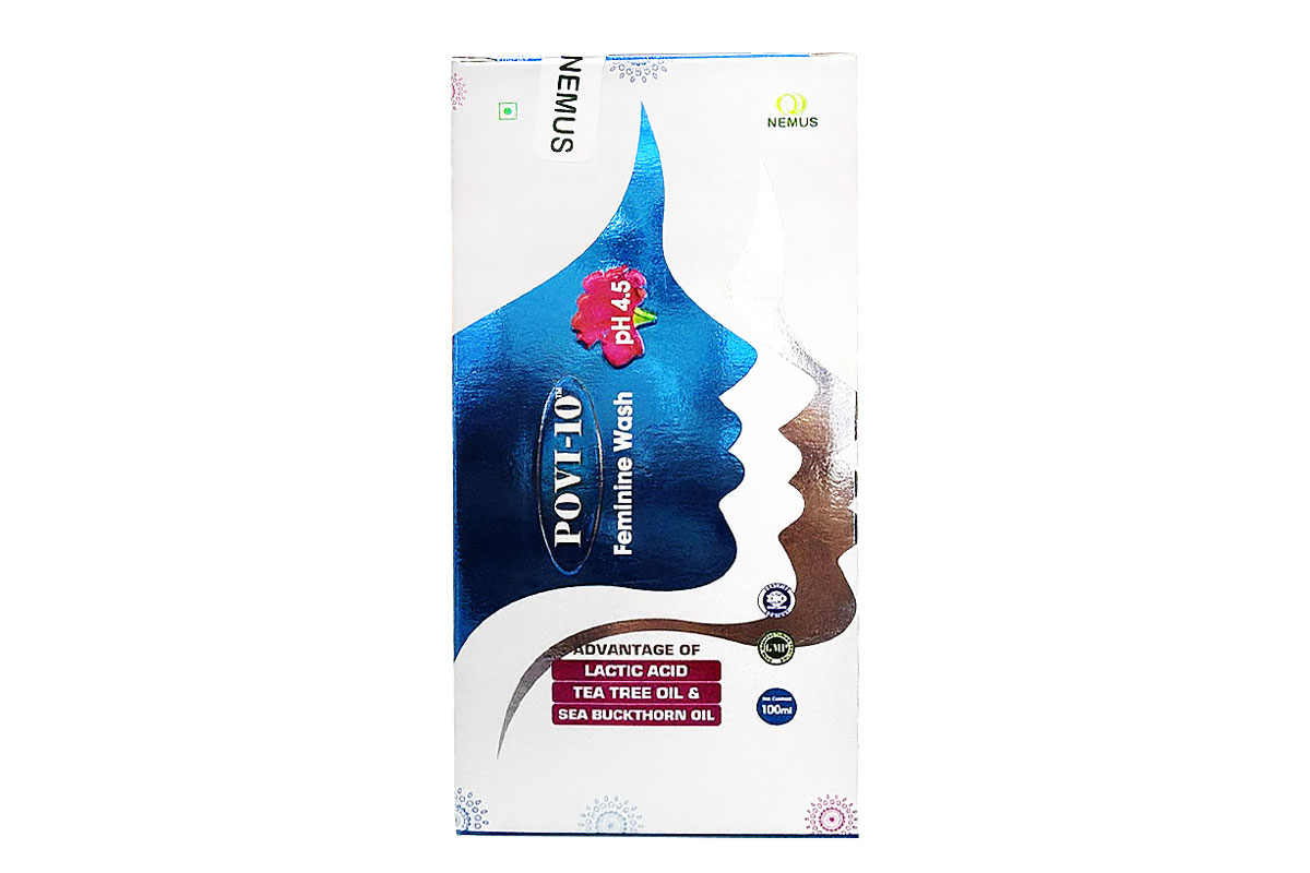 POVI 10 FEMININE WASH PH 4.5 100ML - Apotek Plus Pharmacy