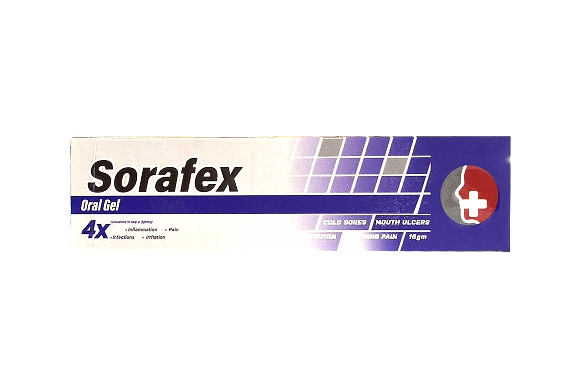 SORAFEX ORAL GEL 15GM - Apotek Plus Pharmacy