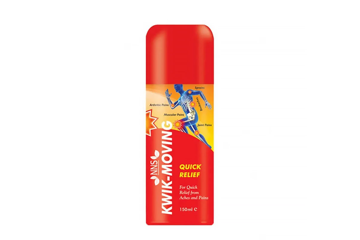 NNS KWIK MOVING QUICK RELEF SPRAY 150ML - Apotek Plus Pharmacy