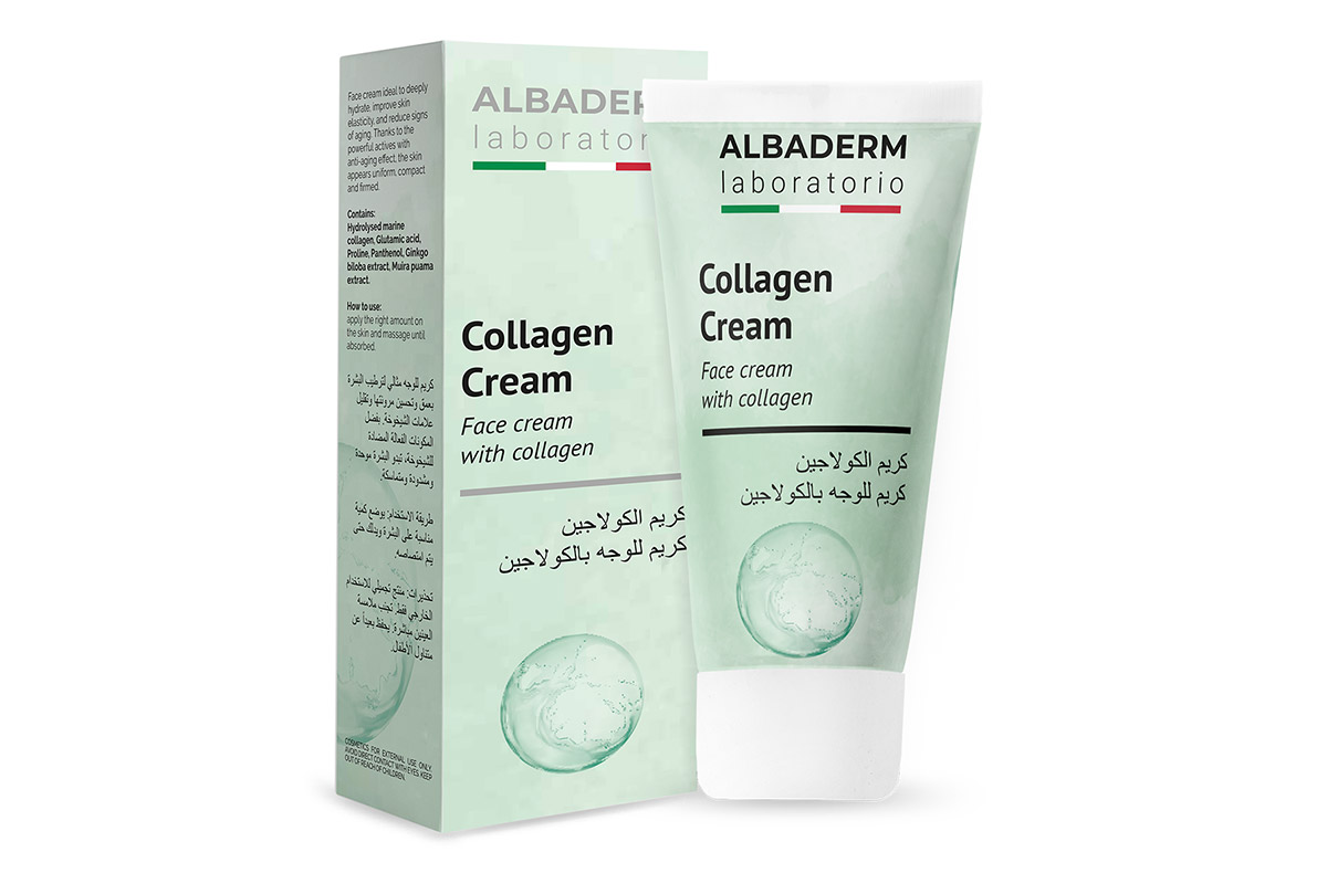 ALBADERM COLLAGEN FACE CREAM 100ML - Apotek Plus Pharmacy