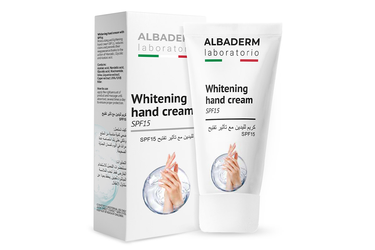 ALBADERM WHITENING HAND CREAM SPF 15 - 50 ML - Apotek Plus Pharmacy