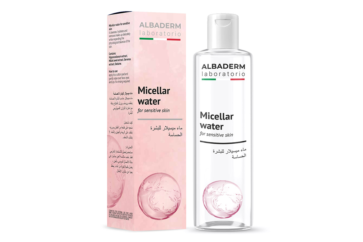 ALBADERM MICELLAR WATER FOR SENSITIVE SKIN 250 ML - Apotek Plus Pharmacy