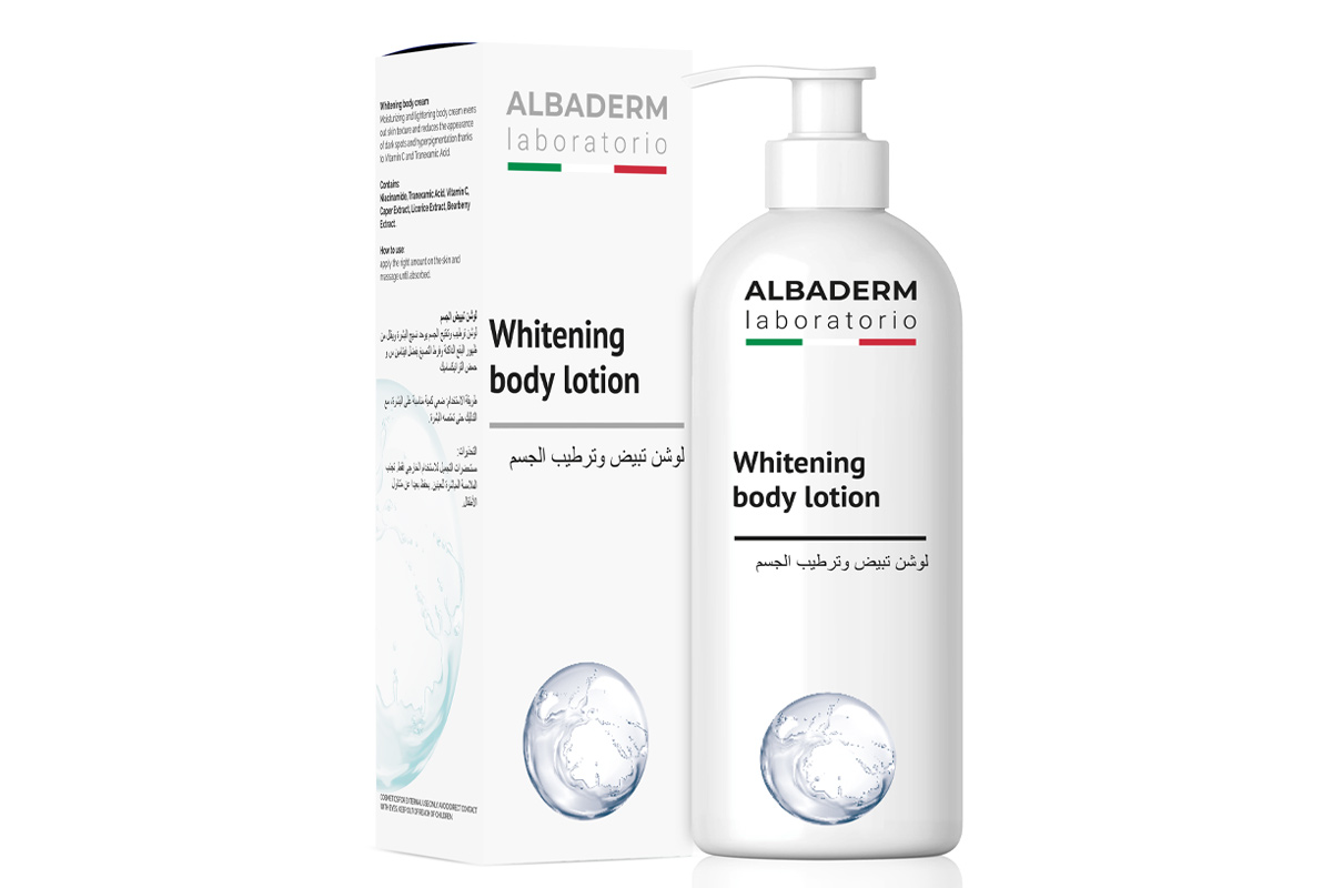 ALBADERM WHITENING BODY LOTION 500 ML - Apotek Plus Pharmacy