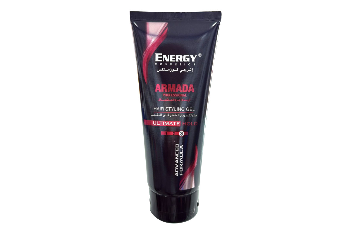 ENERGY ARMADA HAIR STYLING GEL ULTIMATE HOLD 200ML - Apotek Plus Pharmacy