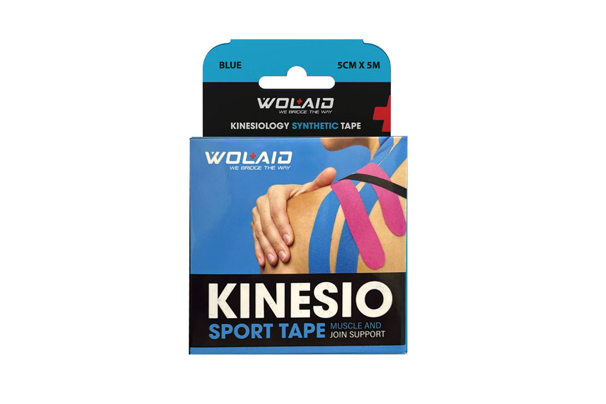 WOLAID KINESIOLOGY SPORT TAPE 5CMX5M BLUE - Apotek Plus Pharmacy