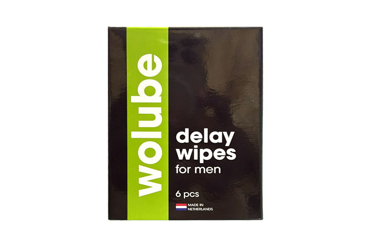 WOLUBE DELAY WIPES FOR MEN 6 PIECES - Apotek Plus Pharmacy