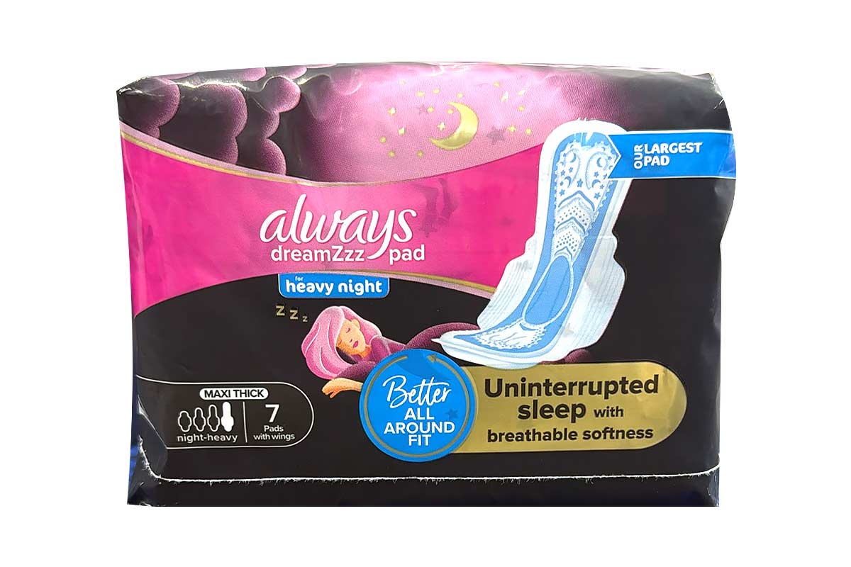 ALWAYS DREAMZ BREATHABLE MAXI THICK WINGS NIGHT 7 PADS - Apotek Plus Pharmacy