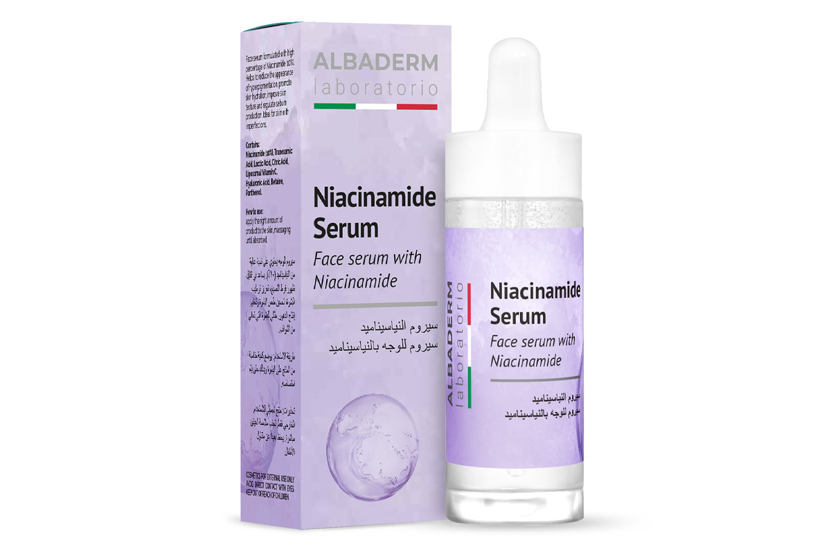 ALBADERM NIACINAMIDE FACE SERUM 30 ML - Apotek Plus Pharmacy