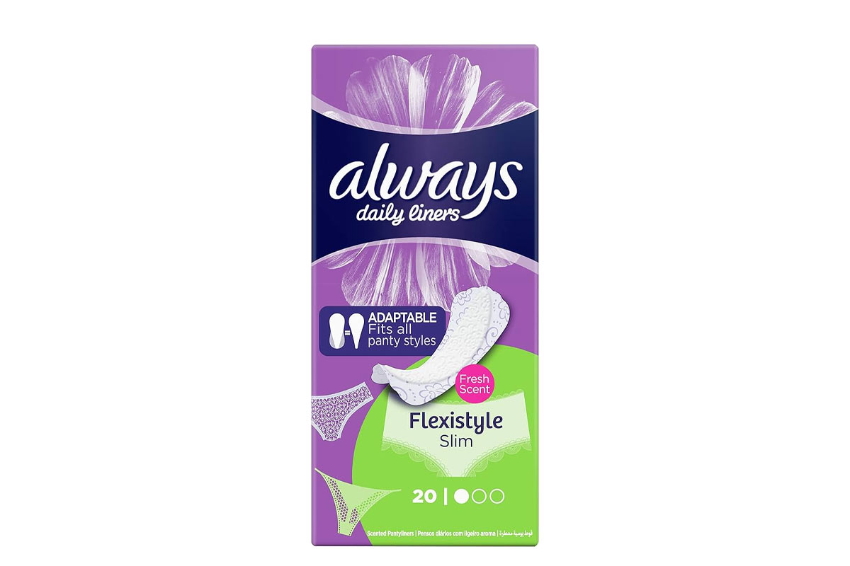 ALWAYS DAILY LINERS FLEXISTYLE SLIM FRESH SCENT 20 PANTY LINERS - Apotek Plus Pharmacy