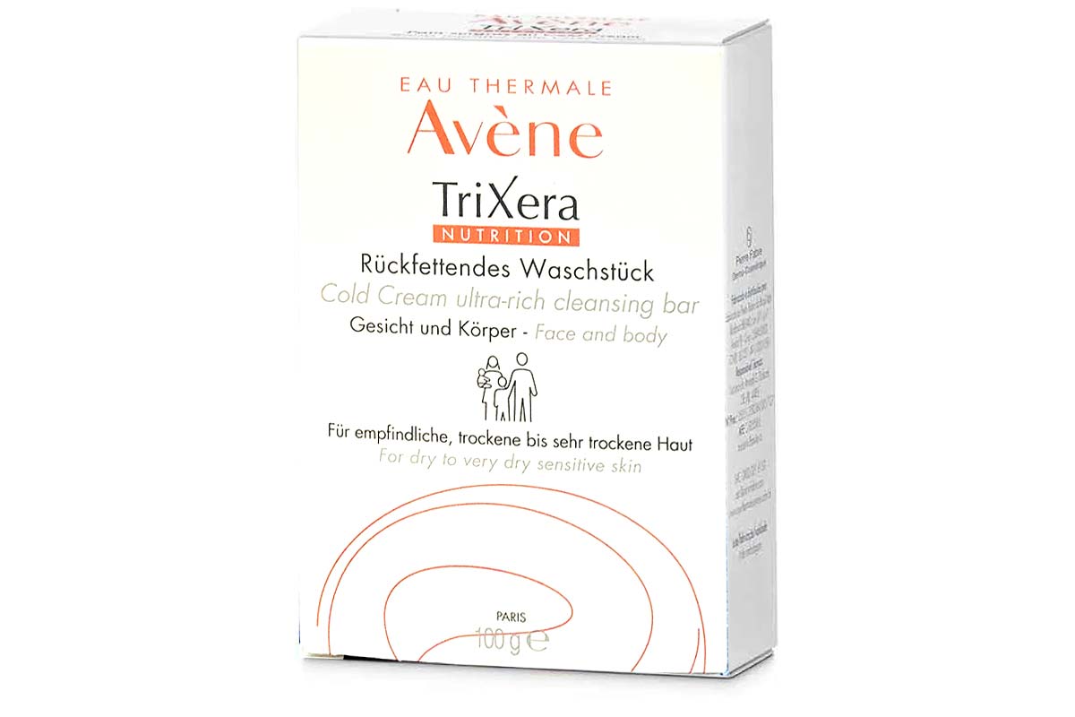 AVENE COLD CREAM ULTRA RICH CLEANISING BAR 100GM - Apotek Plus Pharmacy