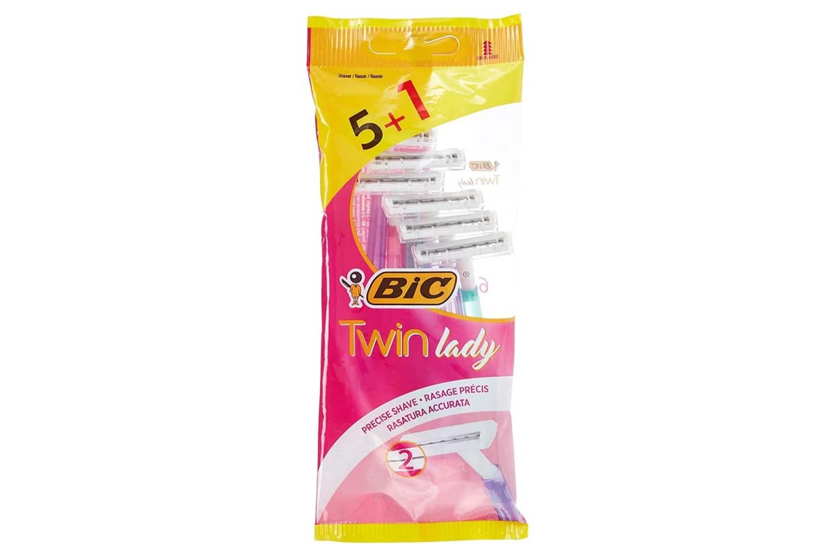 BIC SHAVERS TWIN LADY 5 PLUS 1 6 PIECES - Apotek Plus Pharmacy