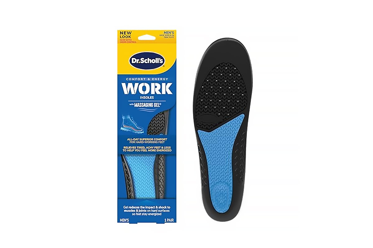 DR SCHOLLS WORK MASSAGING GEL FOR MEN SIZE S 8-14 2PCS - Apotek Plus Pharmacy