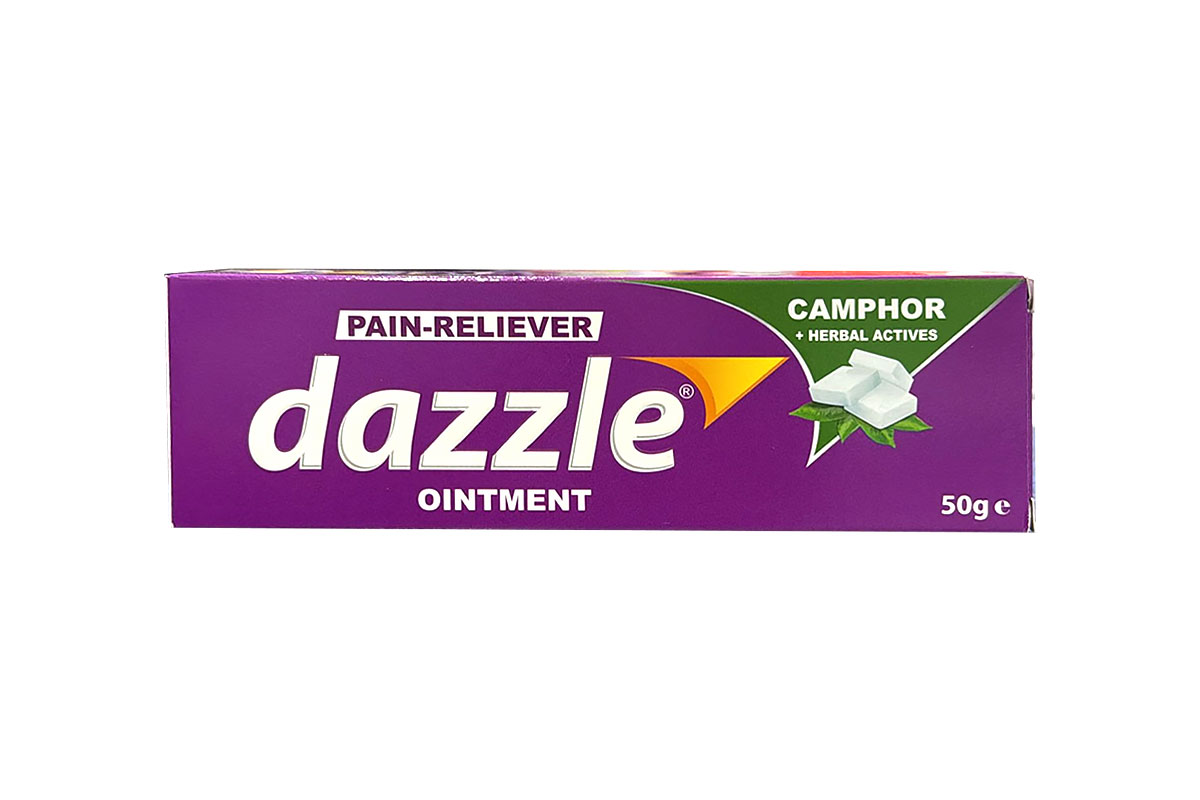 DAZZLE PAIN RELIEVER OINTMENT 50GM - Apotek Plus Pharmacy