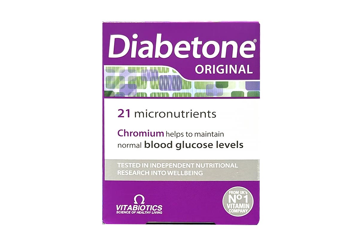 VITABIOTICS DIABETONE ORIGINAL 30 TABLETS - Apotek Plus Pharmacy