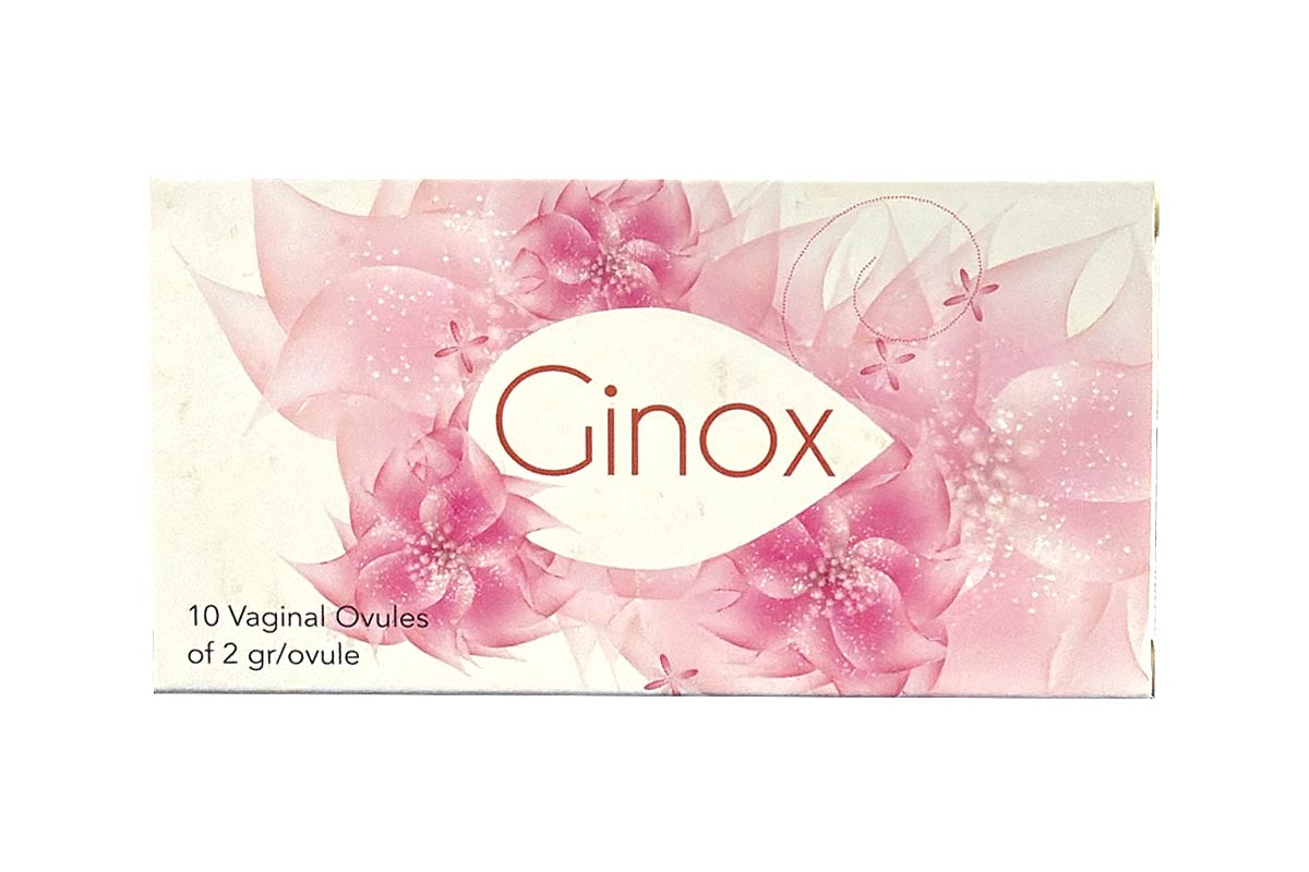 GINOX VAGINAL OVULES 10 PIECES - Apotek Plus Pharmacy