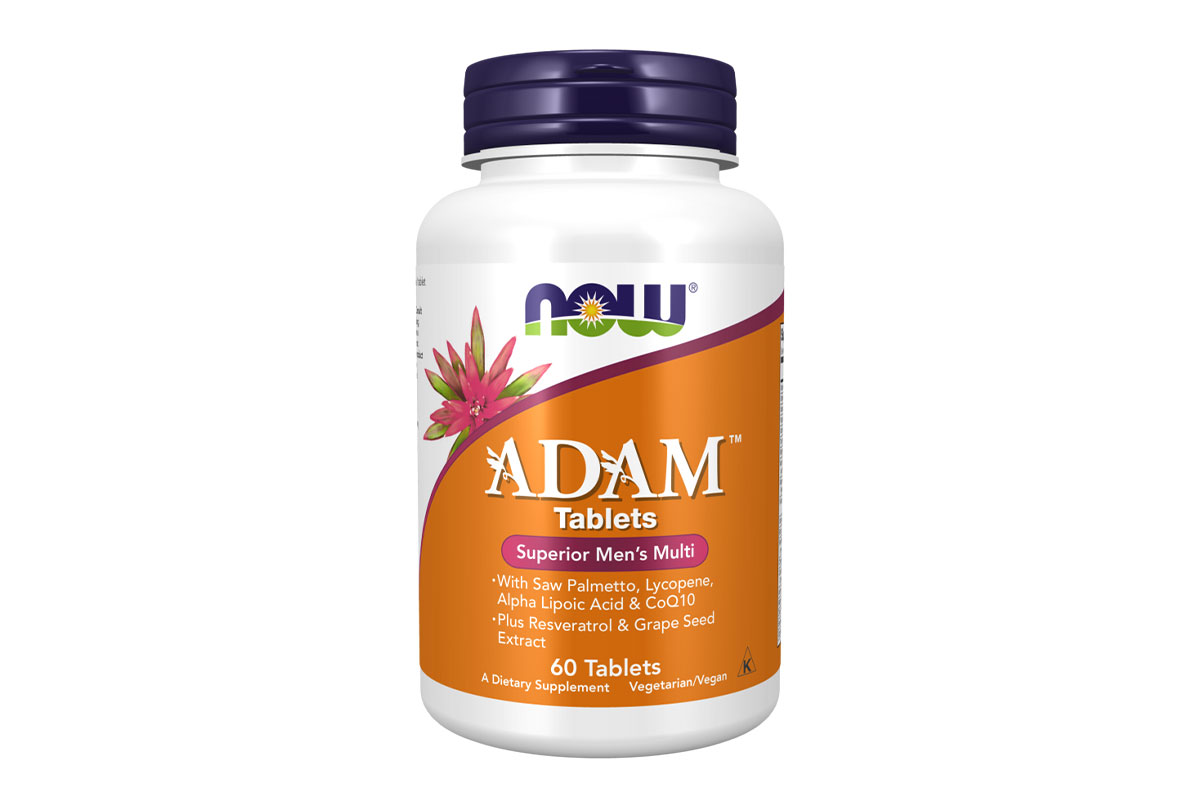 NOW ADAM SUPERIOR MENS MULTIVITAMINS 60 TABLETS - Apotek Plus Pharmacy