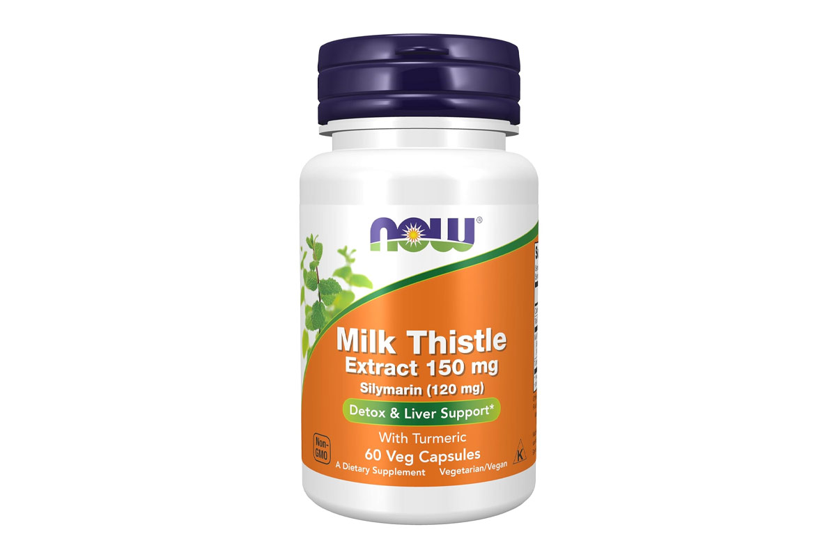NOW MILK THISTLE EXTRACT 150MG 60 VEG CAPSULES - Apotek Plus Pharmacy