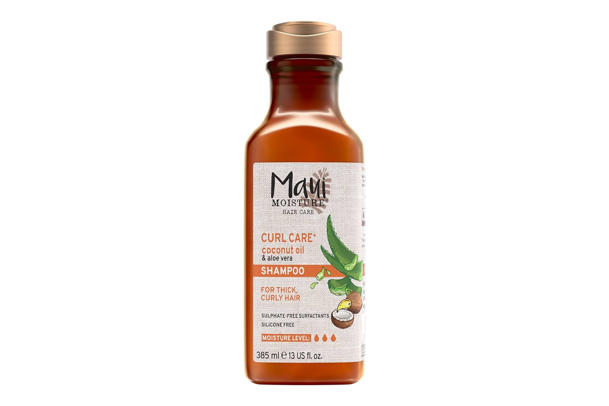 MAUI MOISTURE HAIR CARE COCONUT AND ALOEVERA SHAMPOO FOR THICK CURLY HAIR 385ML - Apotek Plus Pharmacy