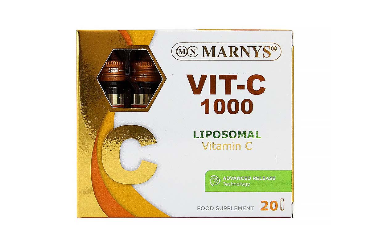 MARNYS VIT C 1000 LIPOSOMAL 20 VAILS - Apotek Plus Pharmacy