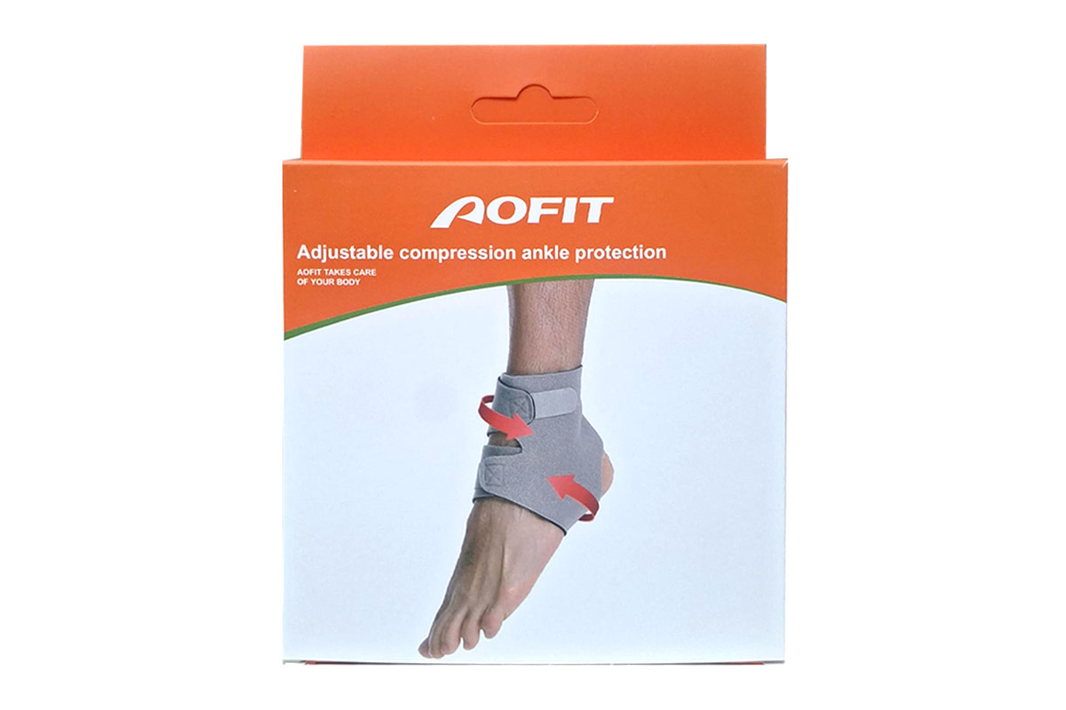 AOFIT ADJUSTABLE COMPRESSION ANKLE PROTECTION SIZE L 1 PCS - Apotek Plus Pharmacy