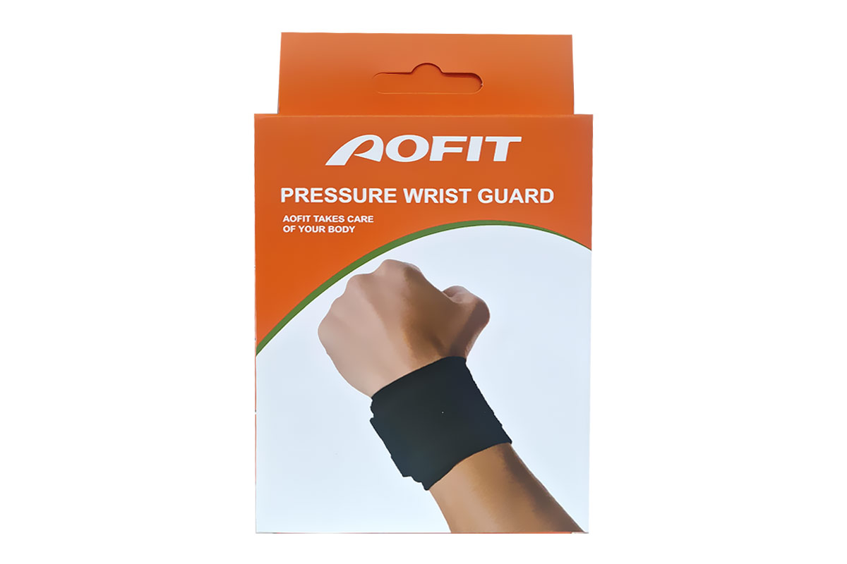 AOFIT PRESSURE WRIST GUARD BAND SUPPORT 1 PCS - Apotek Plus Pharmacy