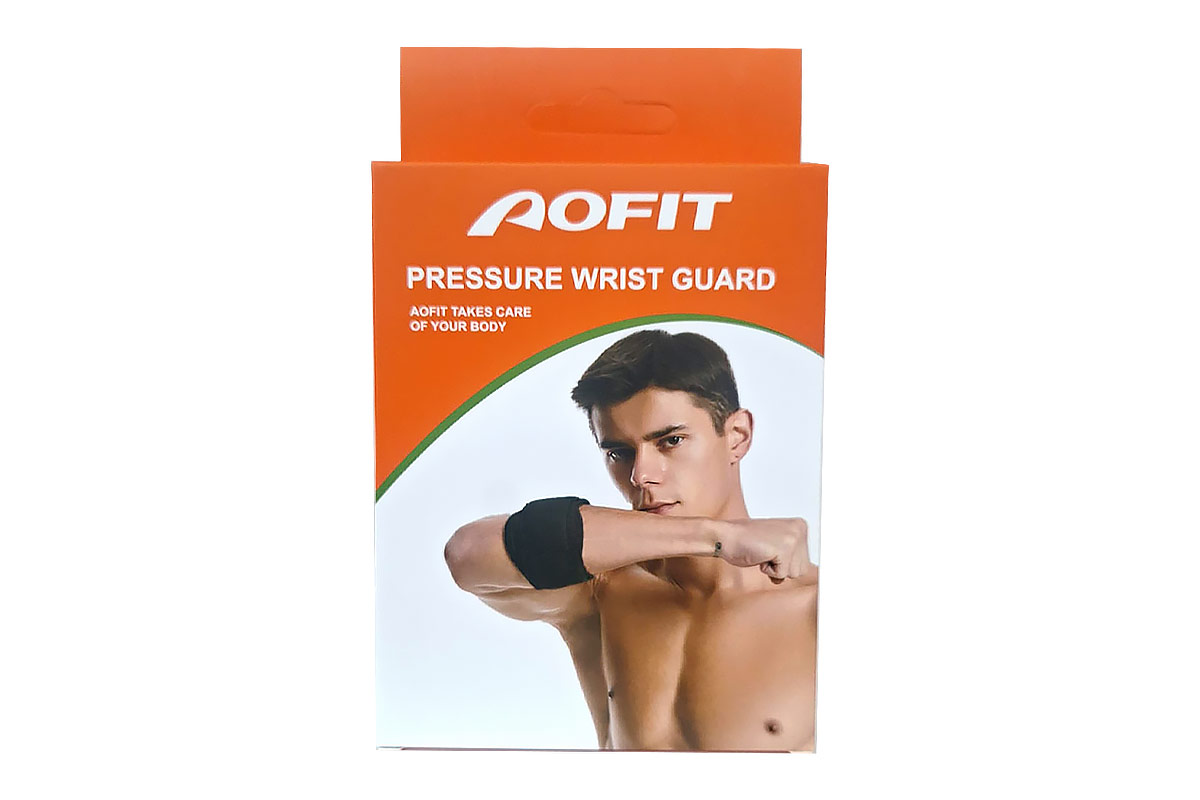 AOFIT PRESSURE WRIST GUARD TENNIS ELBOW 1 PCS - Apotek Plus Pharmacy