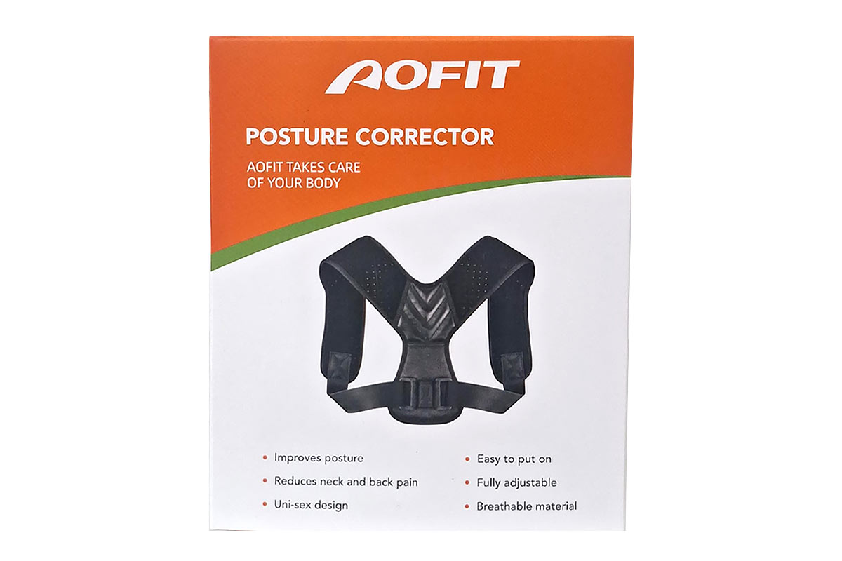 AOFIT POSTURE CORRECTOR SHOULDER BACK SUPPORT SIZE L - Apotek Plus Pharmacy
